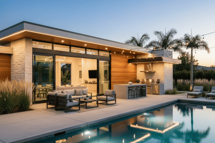 Pourquoi un pool house bien conçu transforme vos extérieurs en espace de vie