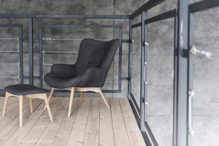 Structure métal mezzanine : IPN et plancher bois