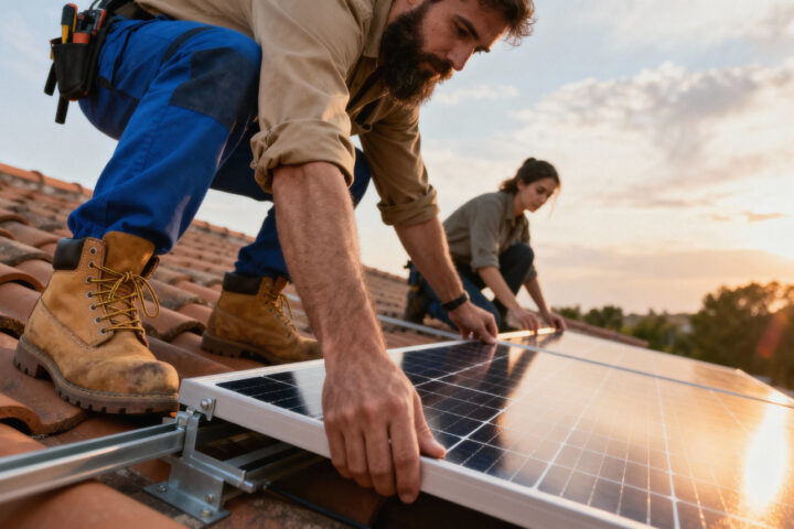 Installation de panneaux photovoltaïques : vérifier la solidité de votre charpente