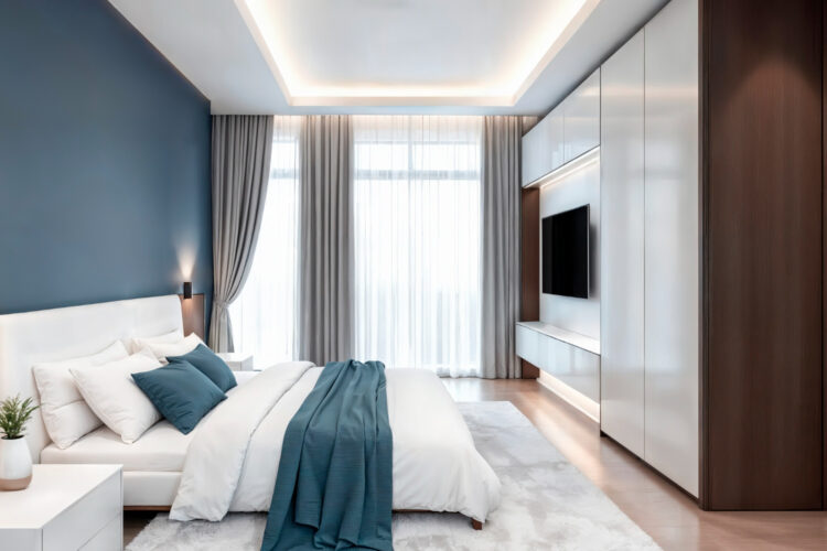 Mur d’accent dans la chambre : quelle couleur choisir et où l’appliquer ?